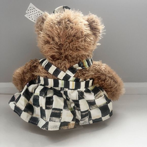Mackenzie-Childs - Courtly Check KENZIE the Bear - Dress and Bow - Picture 5 of 11